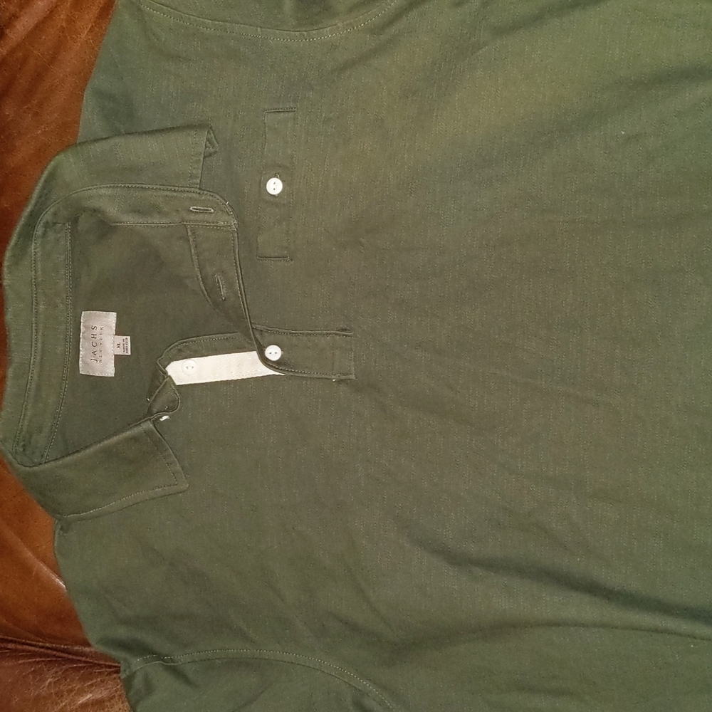 Jachs New York green button t-shirt